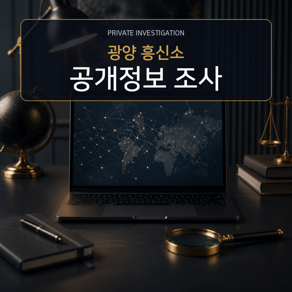 광양 디지털 공개정보 조사 전문 흥신소